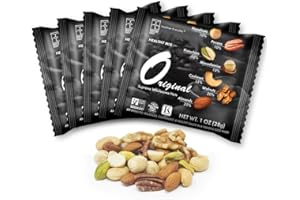 Roastery Coast - Daily Nuts Original Mixed Nuts | Mixed Nuts Packs | Individually wrapped snacks | Unsalted | Nut Snacks | No peanuts | Deluxe assorted snack (22 Packs)