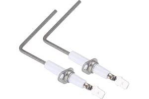 LEMFEMA SEN01114 Furnace Flame Sensor Replacement for Trane American Standard Furnace Flame Sensor, Replaces SEN0441, SEN441, SEN491, B340888P01, SEN0337, SEN0491, SEN00441, SEN00337, Stainless 2Pcs