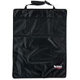 Britax Kick Mat Seat Protectors, 2-Pack | Water-Resistant + Machine Washable + Pocket Storage Organizer , Black