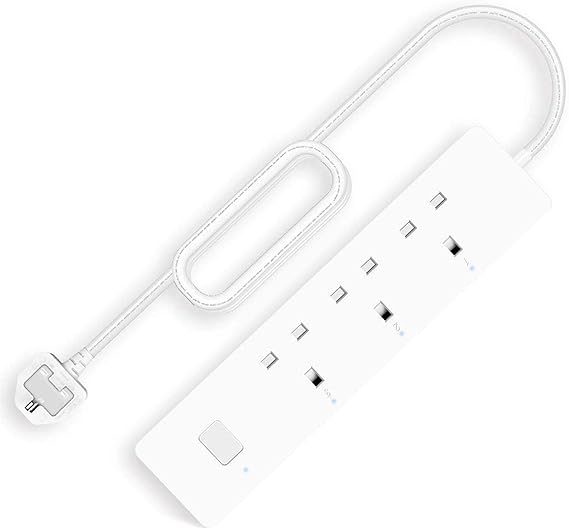 Woox R4055 UK Smart Power Strip 13 A 3 puertos 2 USB R4055