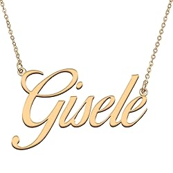 HUAN XUN Customized Custom Simple Any Name Necklace