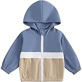 MERSARIPHY Toddler Boy Hoodies Baby Boy Jacket Lightweight Pocket Zip Up Hooded Jackets Baby Fall Winter Outwear