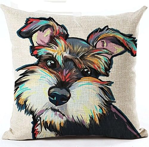 2-Pug Pop Dog Cushion Cover Decorative Throw Pillows