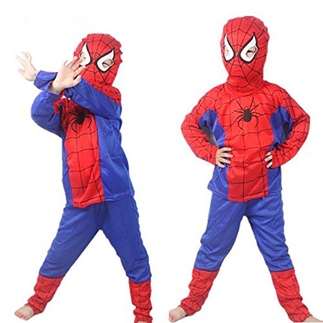 Buy IndyRagie Spiderman Costume for Kids ( 5 to 6 Years) Online at Low