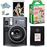 FUJIFILM Mini 41 Instant Film Camera Bundle &ndash; Instant Photo Camera with Fujifilm Mini Film (20 Sheets), Photo Album, Batteries, Cleaning Cloth &amp; Accessories &ndash; Great Gift for Kids, Teens &amp; Beginners