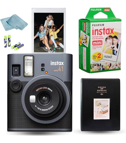 Film Camera Fuji Instax Mini Monochrome Film Pack Of 10 Shots