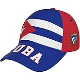 YiiLi Cuba Flag Cuban 3D Print Baseball Caps Unisex Hat Patriotic Cap Multicoloured