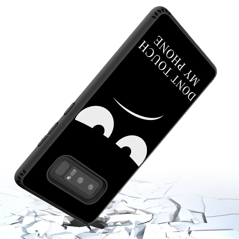 Galaxy Note 8 Case, MagicSky Shockproof Slim Corner Protection with Resilient Shock Absorption Rubber Protective Case Cover for Samsung Galaxy Note8 (2017) 6.3 Inch - Don\'t touch