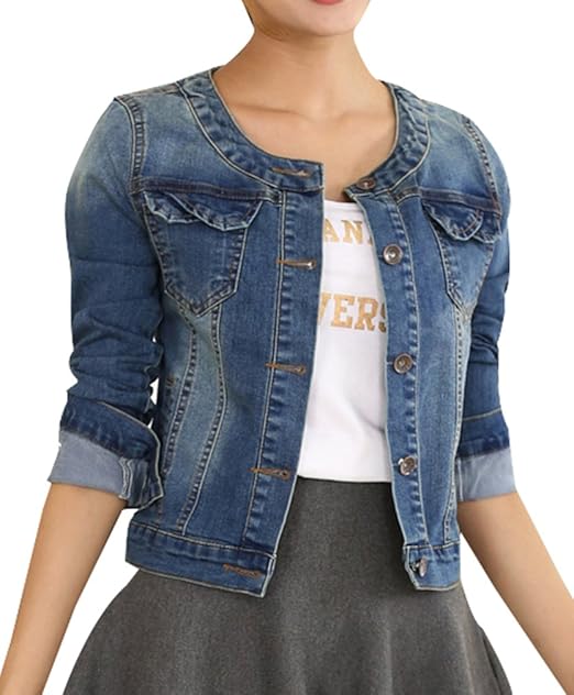 lightweight long denim jacket
