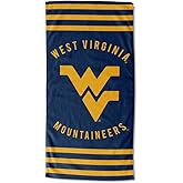 The Northwest Company NCAA West Virginia Mountaineers Beach Towel, Blue, 30 x 60