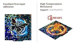 Upgraded Smooth PEI Sheet 185x185mm, Double-Sides