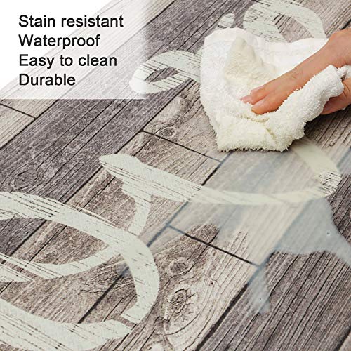 FRESHMINT Farmhouse Kitchen Mats Cushioned AntiFatigue Comfort Mat for Home & Office
