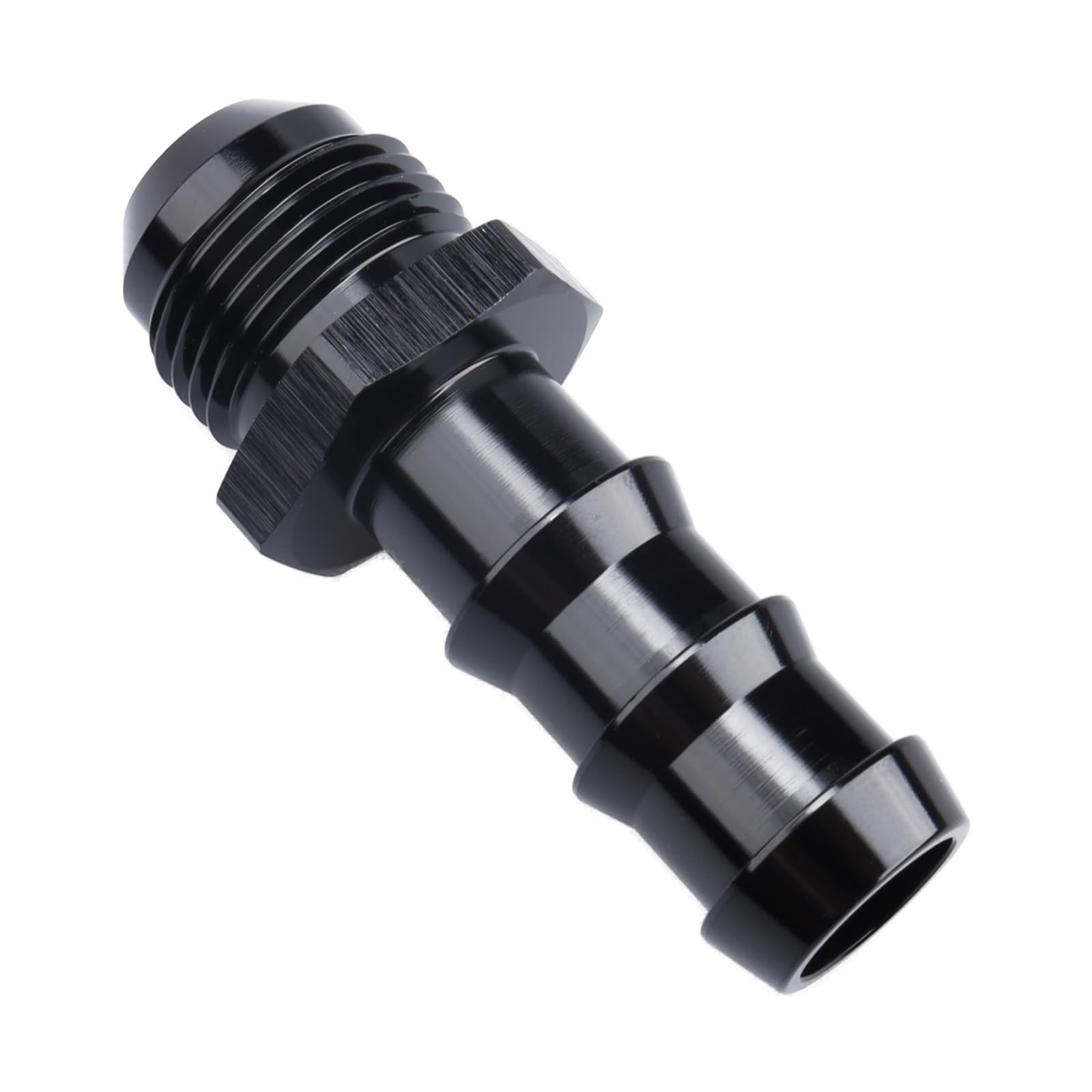 AC Performance -10 an Male Flare to 5/8" Barb Push Hose Barb Fitting Adapter Aluminum Black