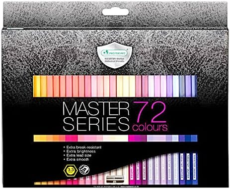 Master Art Master Series Colored Pencil 72 Colors 72 Pencils Set