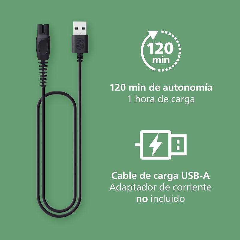 Recortadora todo en uno de 19 en 1 Serie 9000 + OneBlade - Afeitadora y cortapelos hombre para rostro, cabeza y cuerpo, cuchillas de acero autoafilables, 27 longitudes, recargable, MG9956/15