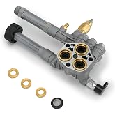 AR43361 Pressure Washer Pump Head 43361 Compatible with SRMW2.3G28 SRMW2.4G28 Pumps for Annovi Reverberi Toro Troy Bilt with Unloader and Relief Valve
