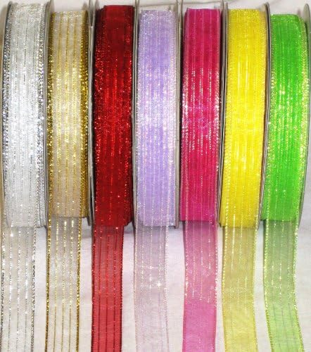 5/8 Inch x 50 yds Corsage Ribbon-gold