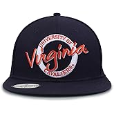 The Game NCAA Licensed, Virginia Cavaliers Flat Brim Snapback Hat