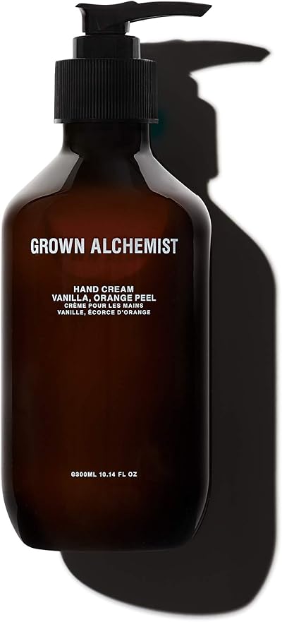Grown Alchemist Hand Cream Vanilla Orange Peel 300mL Hydrates Dry Hands