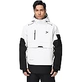 YEEFINE Men's Ski Jacket Snowboard Snow Coat Waterproof Insulated Winter Warm Loose Fit Pullover Hoodie