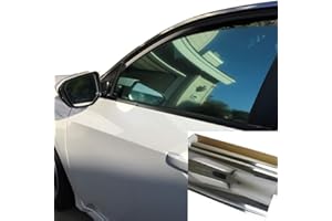 AUTOPIA One Way Mirror Reflective Car Window Color Tint Film 10%VLT. (20" x10', Silver)