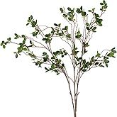 HANDIC 3 Pcs Faux Stems Artificial Branches for Vase Greenery Stems Faux Branches for Vase Plant Artificial Eucalytus Branche