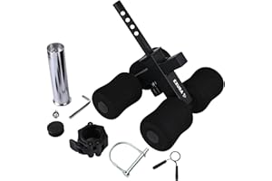 Ben Atg Premium Quality Tib Bar - Adjustable Exura-Fits Both 2 And 1-Inch Plates, Calf Raise Bar, Tibialis Raise, Calf Trainer