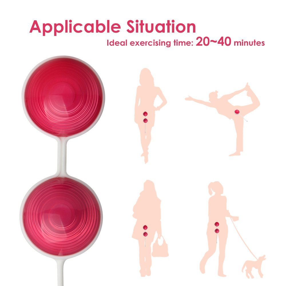 ZEMALIA Z Beads-Ruby boules de geisha silicone controller vaginale kegel exercices - Wine Red - ZESY15010002