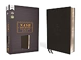 NASB, Thinline Bible, Leathersoft, Black, Red
