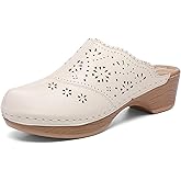 Altxic Women's Cut-Out Vamp Comfortable Slip On Open Back Mule Clogs