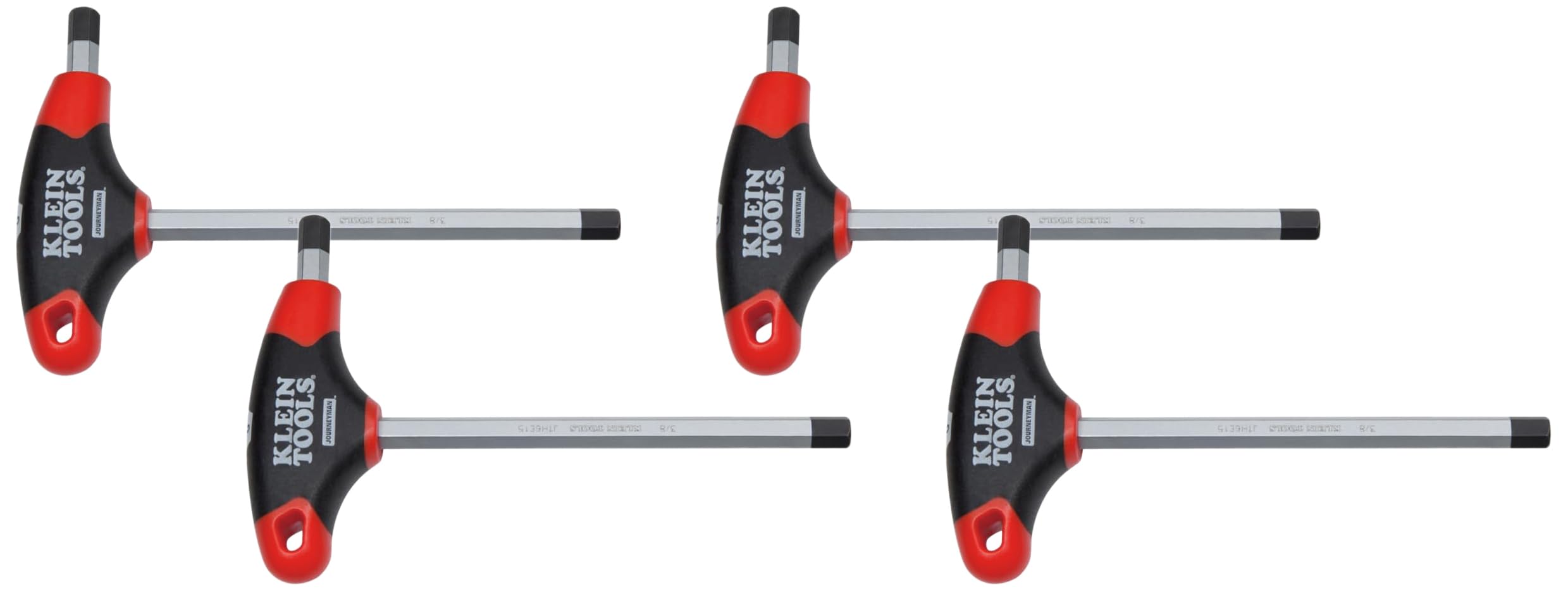 Klein Tools JTH6E14 5/16-Inch Hex Key, Journeyman T-Handle, 6-Inch (Pack of 4) Image