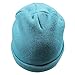 5 LED Lighted Night Fishing Camping Hunting Hiking ON-OFF Knitted Beanie Hat Cap (Sky Blue)