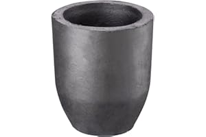QNK #6-6kg Crucible Graphite Clay for Melting Metal Copper Casting Gold Refining Silver Brass Aluminum Black Foundry Cup