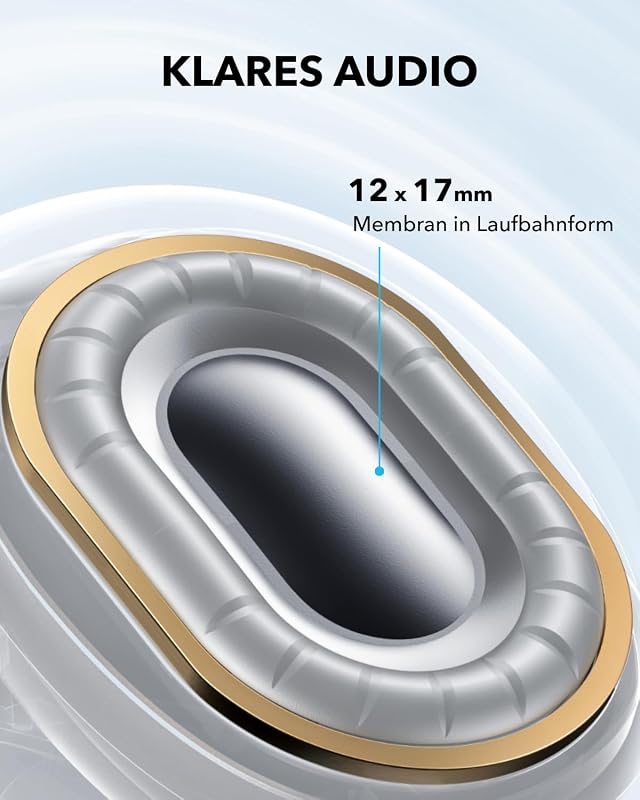 soundcore by Anker C30i, Open-Ear Earbuds, Clip On Kopfhörer, Stabiler Halt