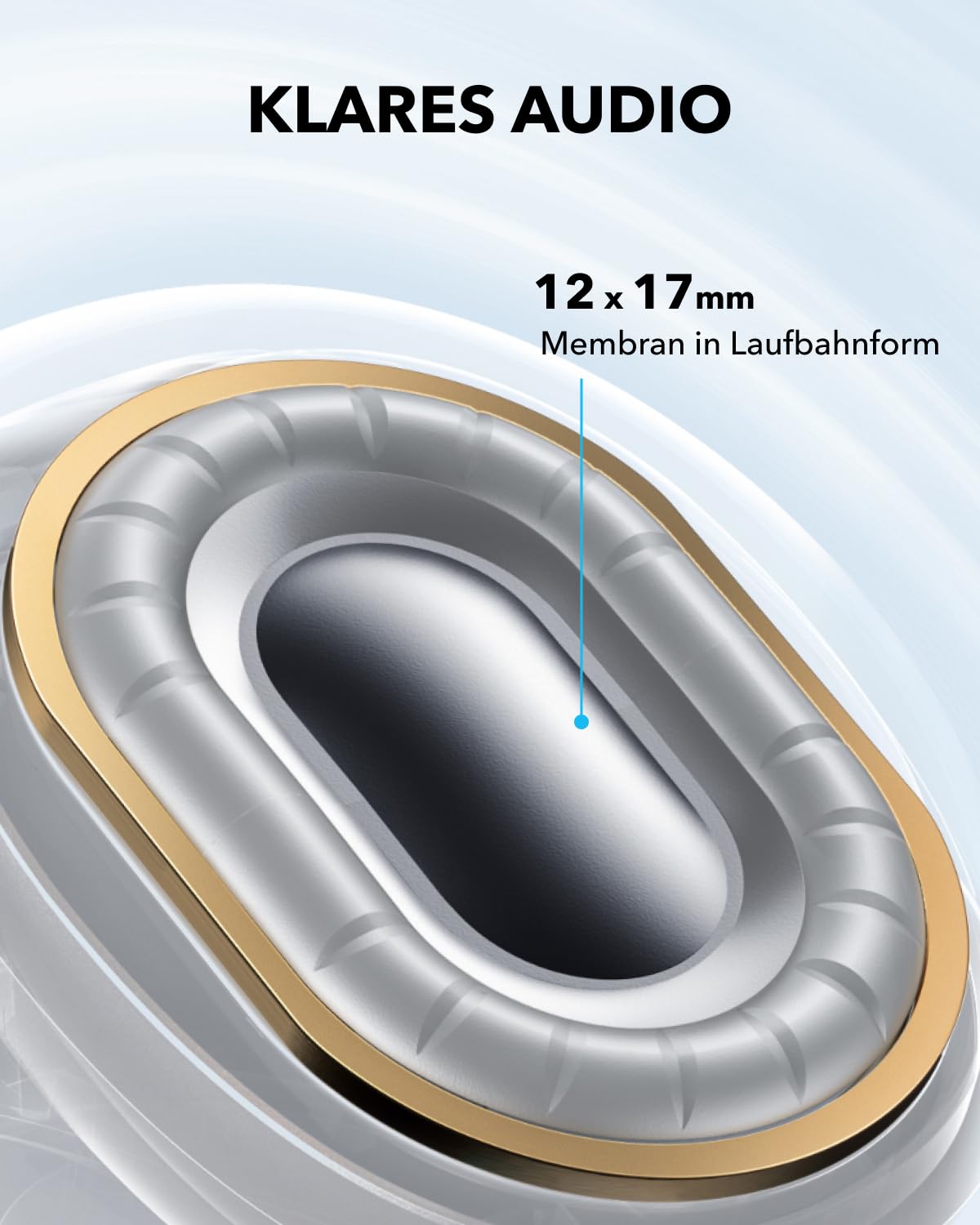 soundcore C40i von Anker, Open-Ear Earbuds, Clip-On Kopfhörer, flexibles Gelenk-Design, Tastensteuerung, federleichter Komfort, fester Halt mit ansteckbaren Ohrklammern, große Treiber für klaren Klang 4