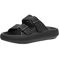 Cushionaire Women's Fame recovery cloud slide with +Comfort