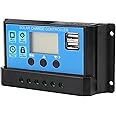 Aramox 12V-24V MPPT Solar Battery Solar Controller PWM Controller 60A/50A/40A/30A/20A/10A (60A)