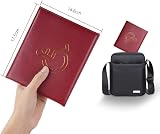 Vicloon Disabled Badge Holder and Timer Wallet PU Leather Blue Red view 2