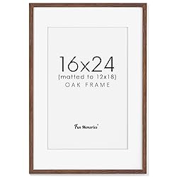 16x24 Picture Frame, Solid Oak Wood 16x24