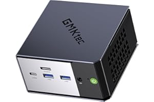 GMKtec K16 Mini PC Gaming Desktop Computer AMD Ryzen 7 7735HS (8C/12T 4.75Ghz) 32GB LPDDR5 + 1TB SSD, Dual NIC LAN 2.5GbE, Oc
