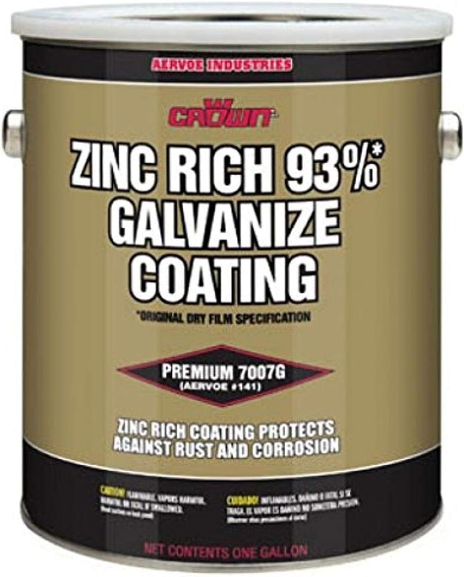 Crown 7007G Metallic Gray Cold Galvanize Coating