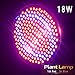 LED Grow Light D-FLIFE 200 LED 18W Replaceable Grow Bulb Mental Clip Plant Lamp with 360 Degree Goose-Neck for Indoor Plants Gardening Greenhouse Hydroponic