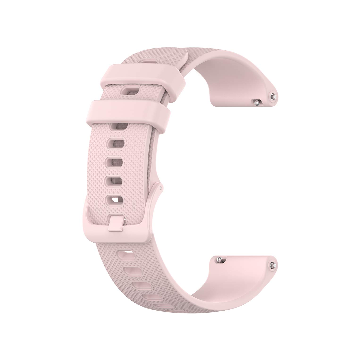 TenCloud Silicone Bands Compatible with Garmin Vivomove 3S/Vivoactive 4S/Venu 4 41mm/Venu 3S 2S Strap, Soft Silicone Replacement Wristband Arm Band (Pink)