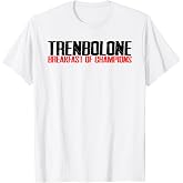 Trenbolone Breakfast of Champions Bodybuilding Gym Lovers T-Shirt