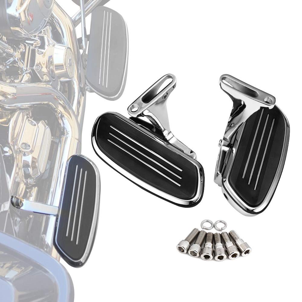 Street Glide Passenger Floorboards with Mount Bracket Kits for Road