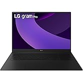 LG gram Pro 17-inch Lightweight Laptop Computer, Intel Evo Edition Powered by Intel Core Ultra7 255H Processor, Windows 11 Home, 32GB RAM, 2TB SSD - Obsidian Black