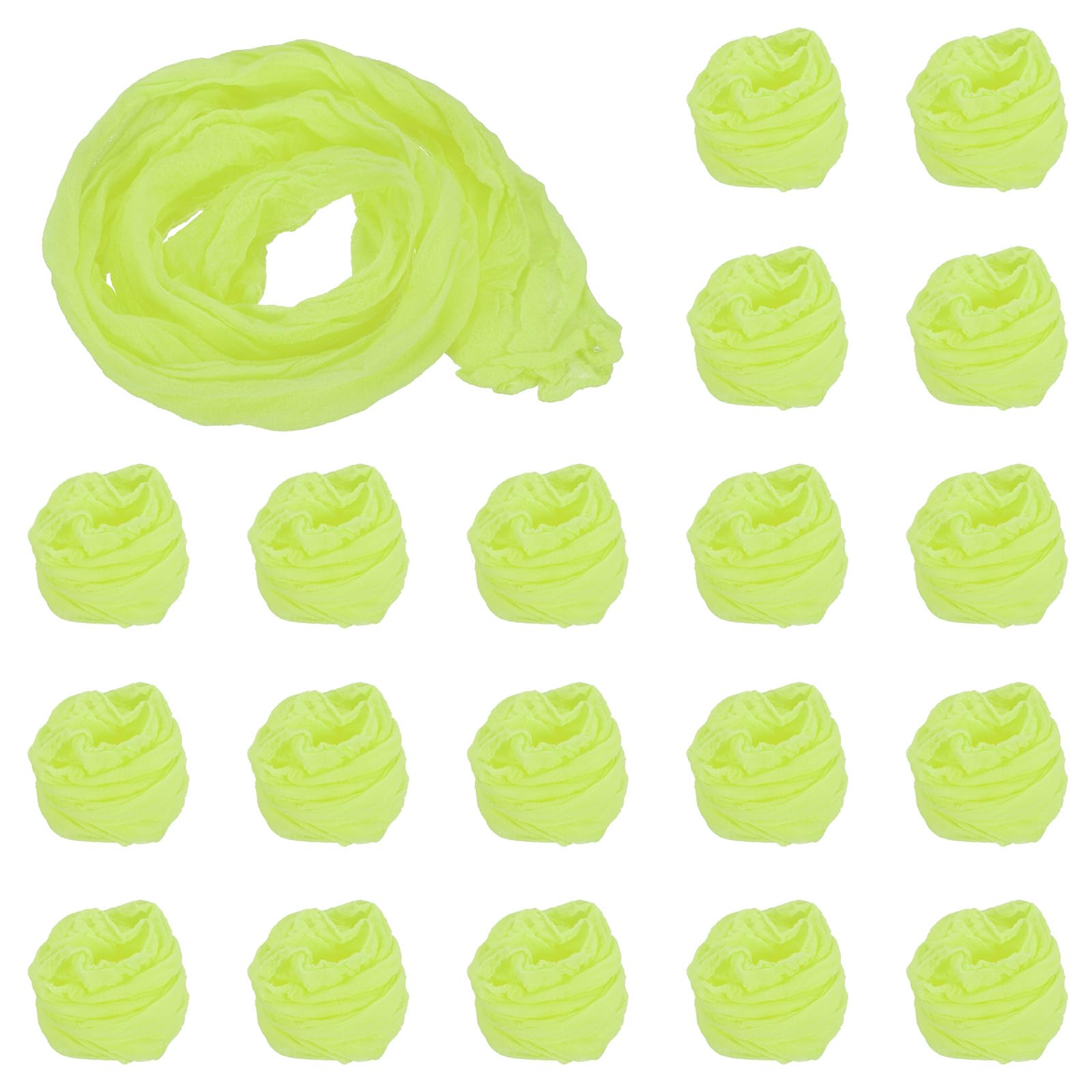 PATIKIL Nylon Stockings DIY Flower, 20Pcs Stocking Flower Fabric Material Tensile Silk Stocking Flowers for DIY Flower Making Wedding Crafts Home Decoration, Pale Green