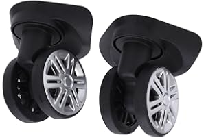 HEADERBS Luggage Wheels Replacement, Samsonite Luggage Replacement Wheels, 1 Pair Luggage Wheels Suitcase Casters Repalcement Double Row Wheels