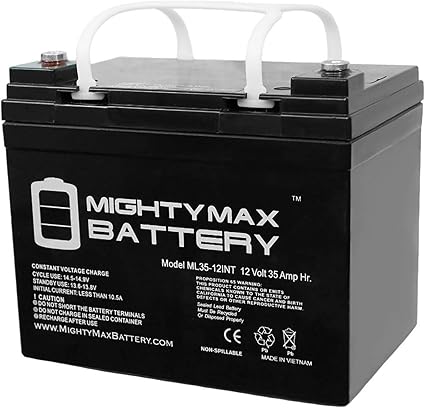 Amazon Com Mighty Max Battery 12v 35ah Sla Internal Thread Replacement For Dcm0035 Mvp U1 Dcs 33 Brand Product Home Audio Theater