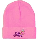 Beanies for Men Wedding Future Misses Mrs. Embroidery Bridal Shower Bachelor Party Winter Hats for Women Acrylic Skull Cap 1 Size Soft Pink Design Only